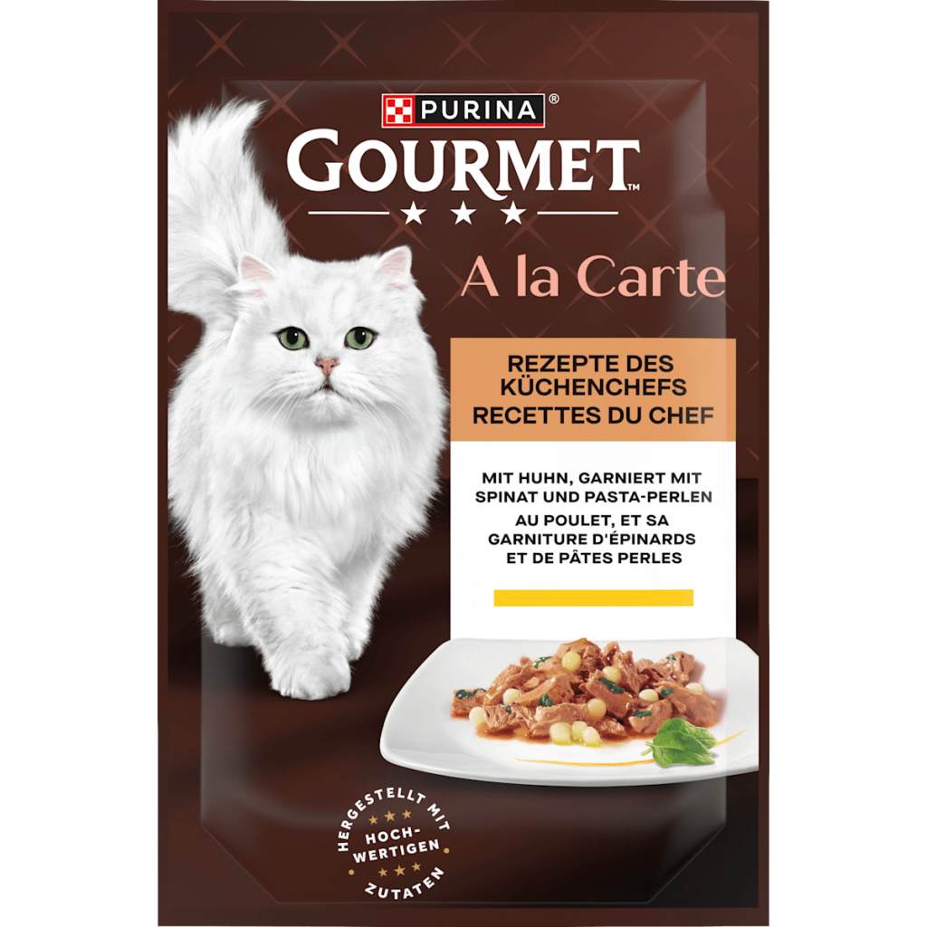 Gourmet A La Carte Huhn&Pasta Katzennassnahrung 85g