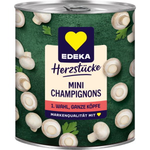 EDEKA Herzstücke Champignons Mini 1.Wahl ganze Köpfe 800g