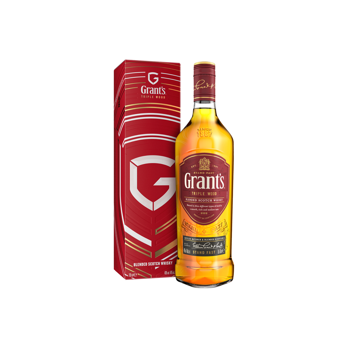 Grant's Blended Scotch Whisky Triple Wood 40% 0,7l