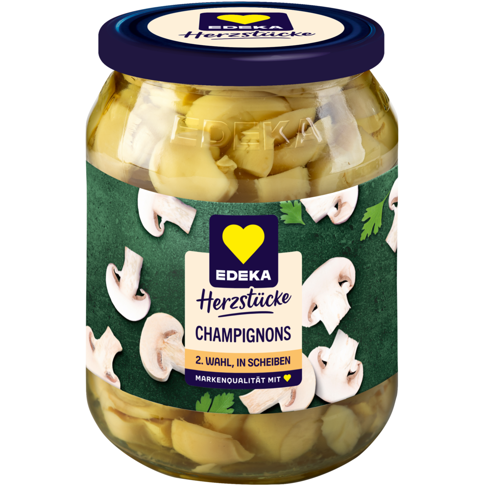 EDEKA Herzstücke шампиньоны 2.Wahl, ломтики 330g