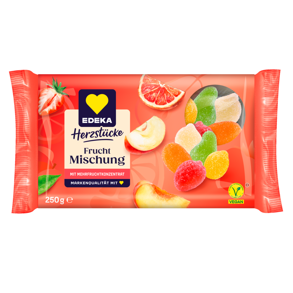 EDEKA Herzstücke Gelee-Fruchtmischung gezuckert 250g