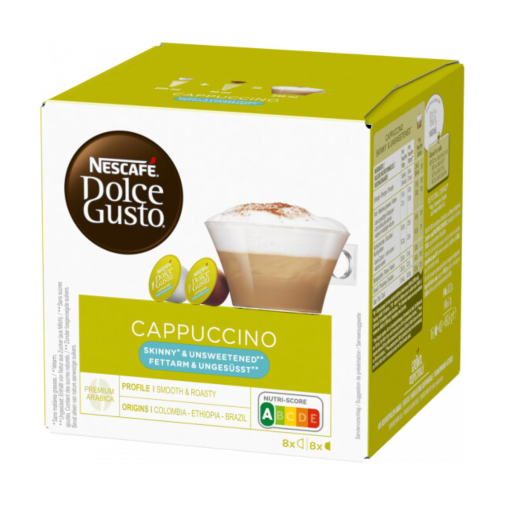 Nescafe Dolce Gusto Cappuccino Unsweetened 8Tassen 161,6g