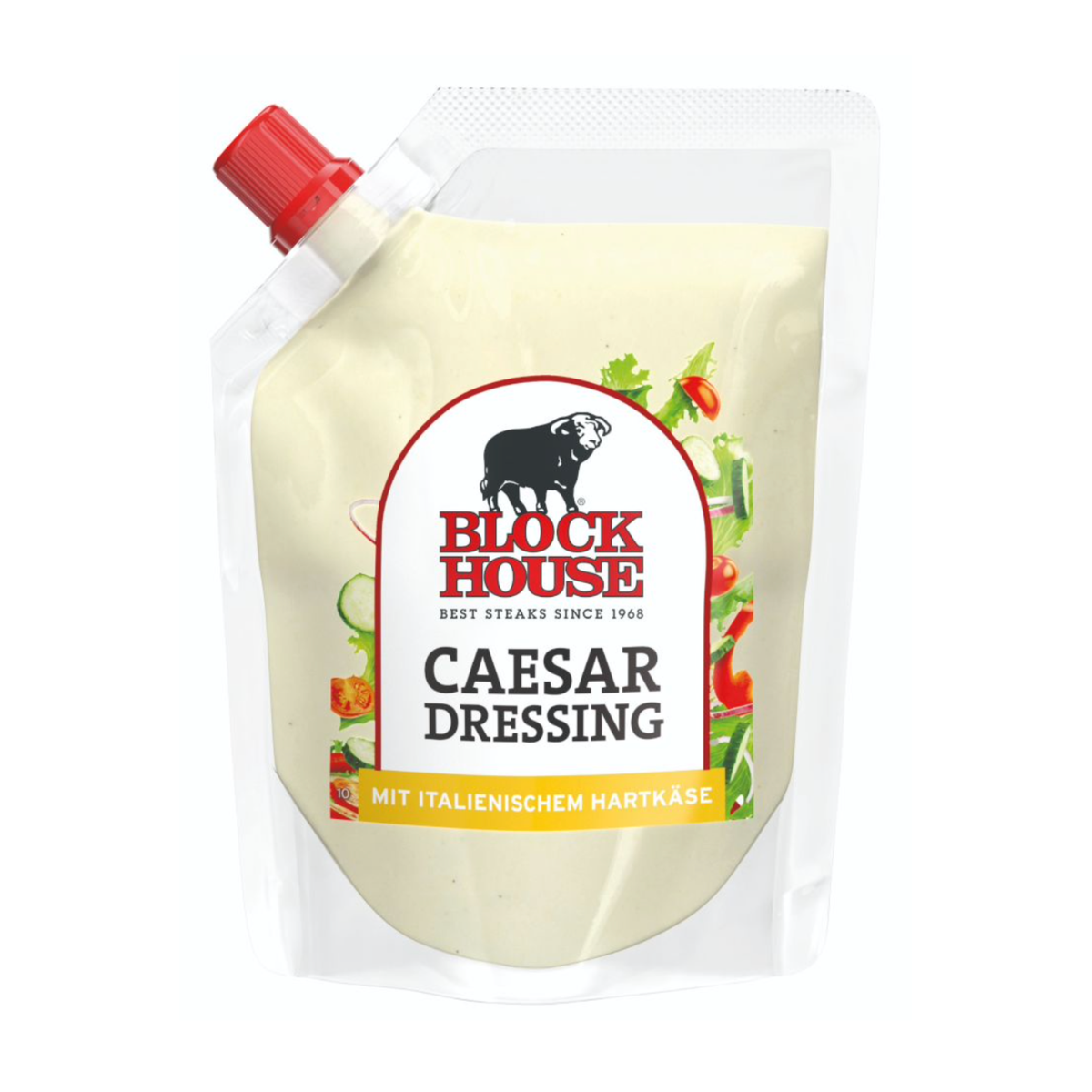 Block House Caesar Salat Dressing mit original Grana Padano 250ml