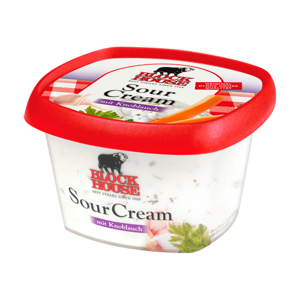 Block House кислый крем дип чеснок 200g
