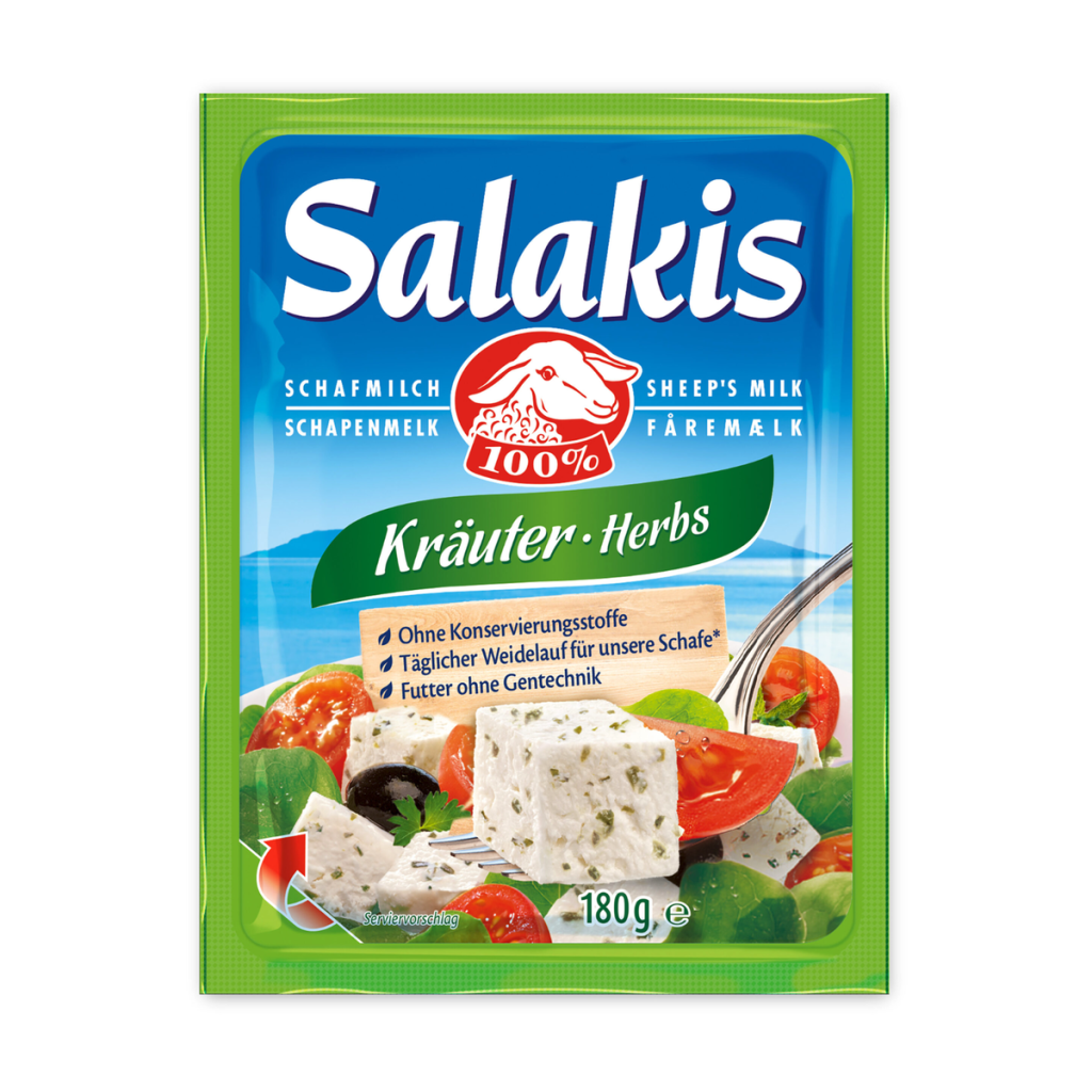 Salakis Kräuter in Scheiben 48% Fett i.Tr.180g