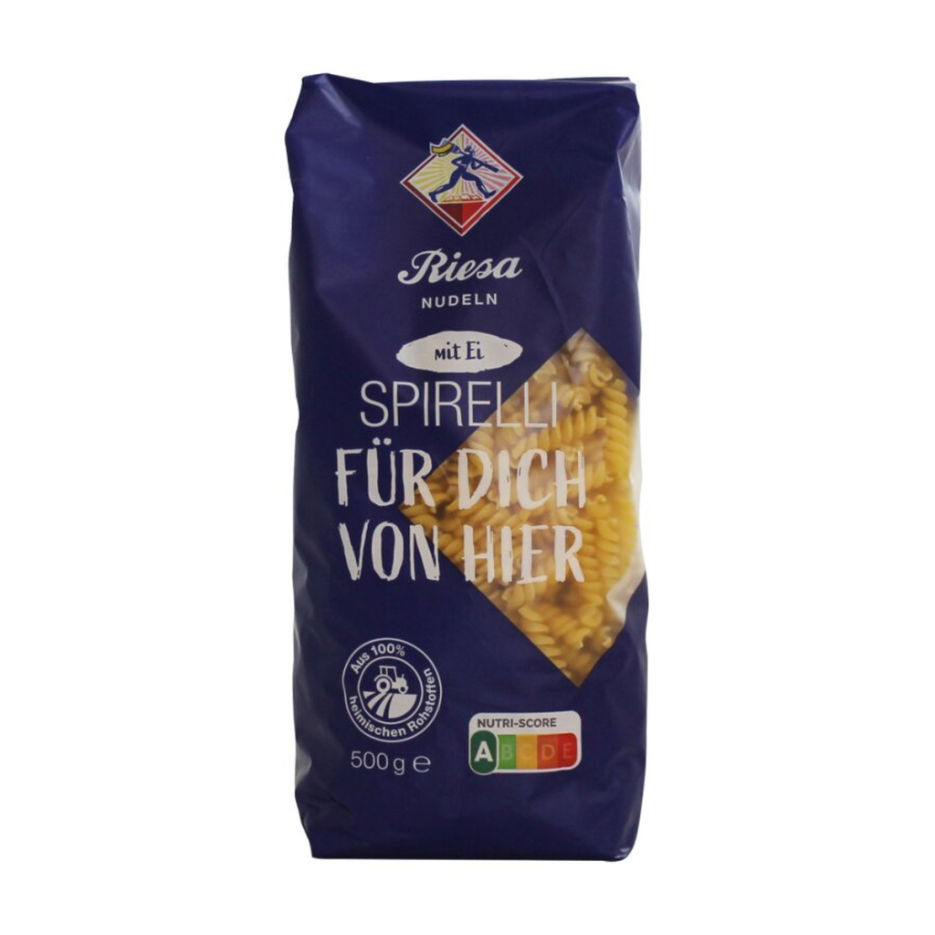 Riesa Eiernudeln Spiralen 500g