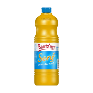 Bautzner Mittelscharfer Senf Flasche 1000ml