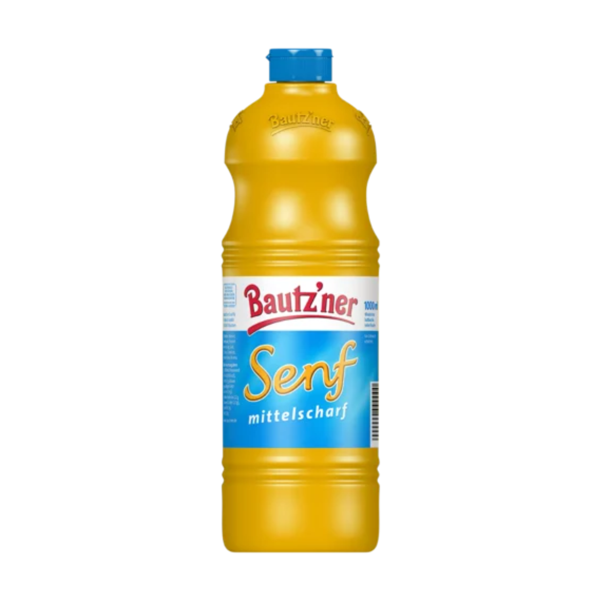 Bautzner Mittelscharfer Senf Flasche 1000ml