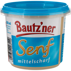 Bautzner mittelscharfer Senf 200ml