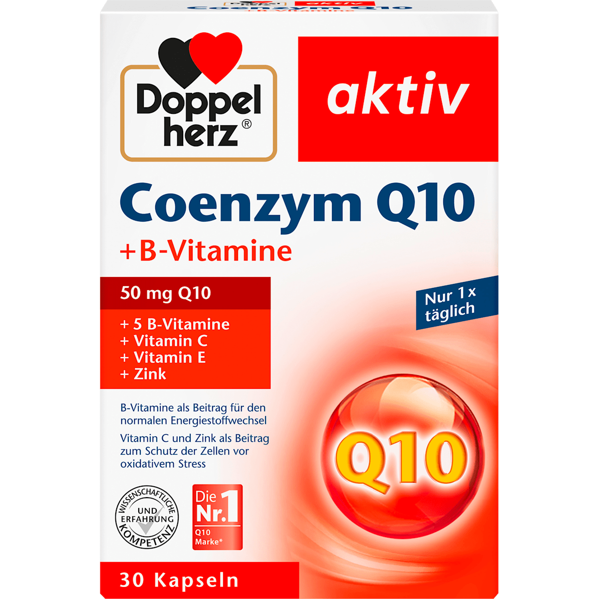 Doppelherz Coenzym Q10 + B-Vitamine 30Kapseln 12,5g
