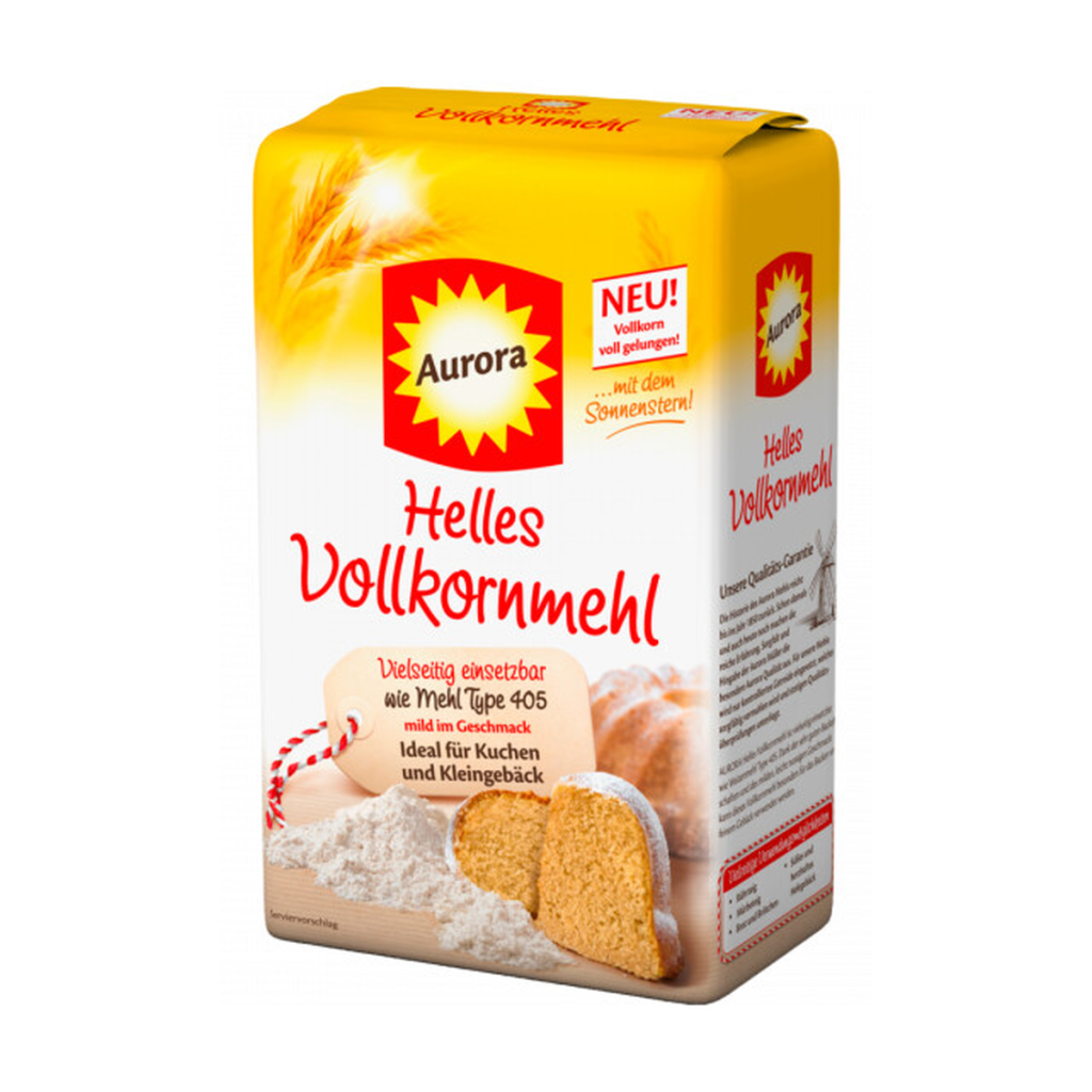 Aurora Weizenvollkorn Mehl 1kg