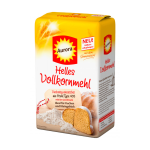 Aurora Weizenvollkorn Mehl 1kg