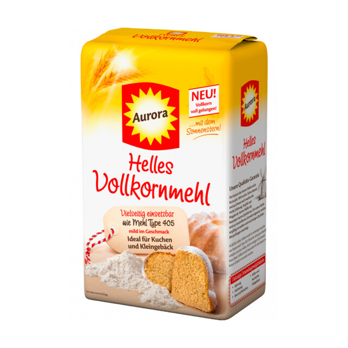 Aurora Weizenvollkorn Mehl 1kg