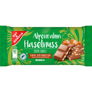 GUT&GÜNSTIG Alpenrahm Haselnuss 100g