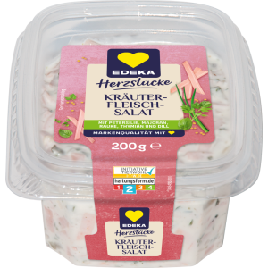 EDEKA Herzstücke Kräuterfleischsalat 200g ITW