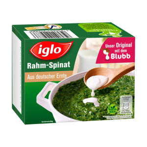 Iglo Сливки шпинат 170g
