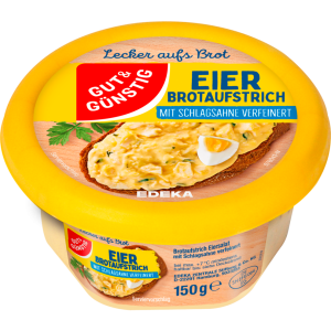 GUT&GÜNSTIG Brotaufstrich Ei Schnittlauch 150g