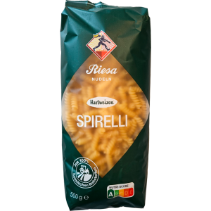 Riesa Hartweizennudeln Spirelli 500g