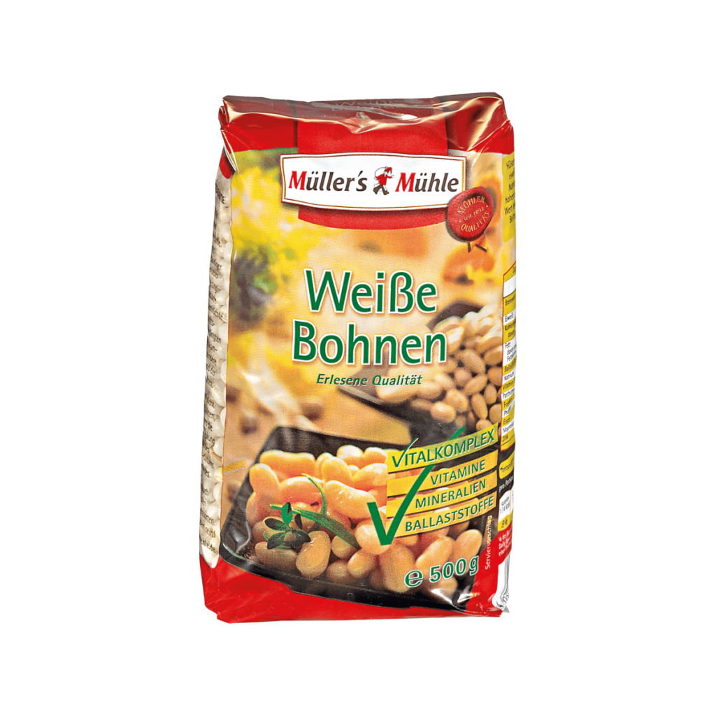 Müllers Mühle Weisse Bohnen 500g