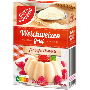 GUT&GÜNSTIG Weichweizengrieß 500g