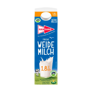 Hansano Макси пастбищное молоко 1,8%1l