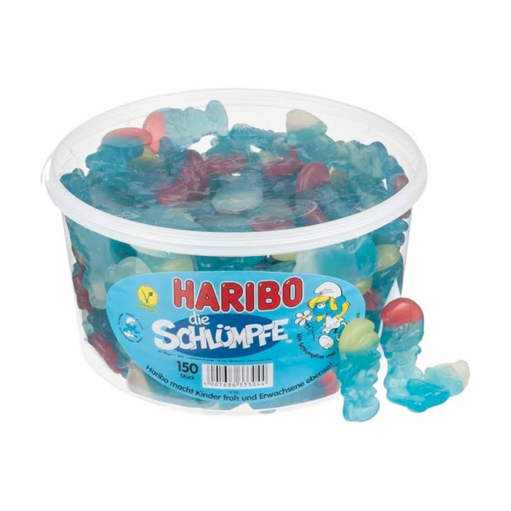 Haribo Schlümpfe 150Stück 1350g