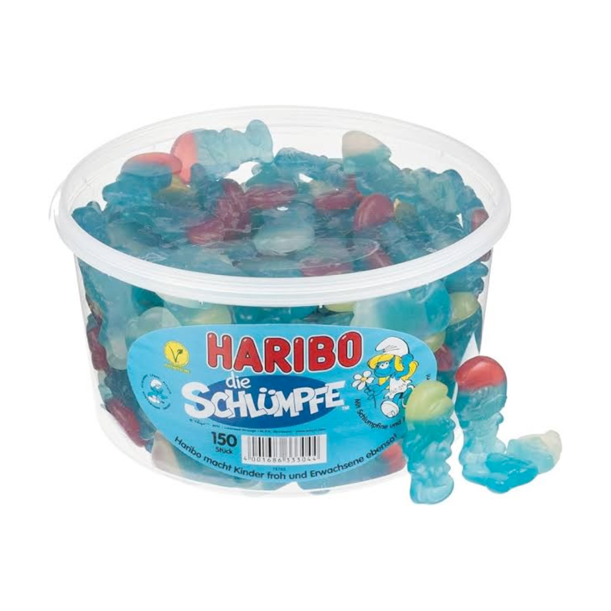 Haribo Schlümpfe 150Stück 1350g