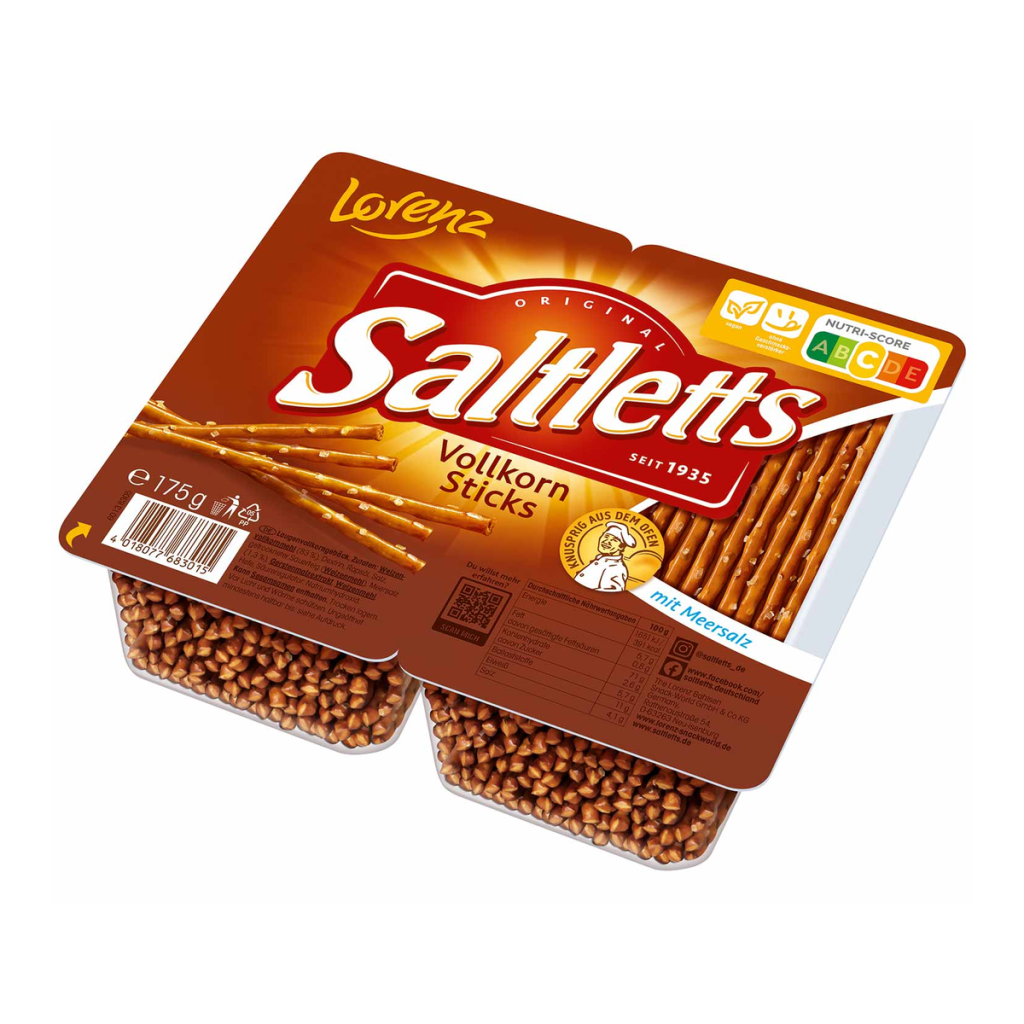 Saltletts Палочки цельнозерновой 175g