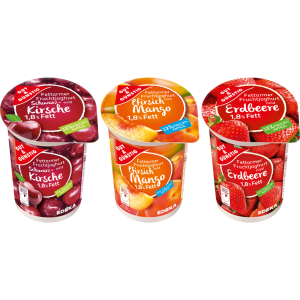GUT&GÜNSTIG fettarmer Fruchtjoghurt 1,8% 4-fach 20x250g Stg