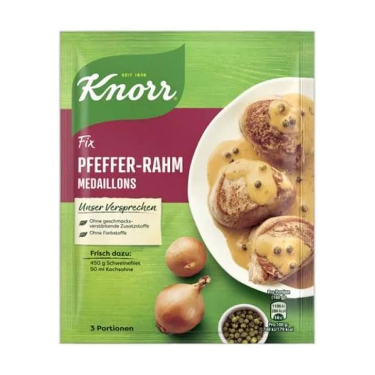 Knorr Fix Pfeffer Rahm Medaillons 35g
