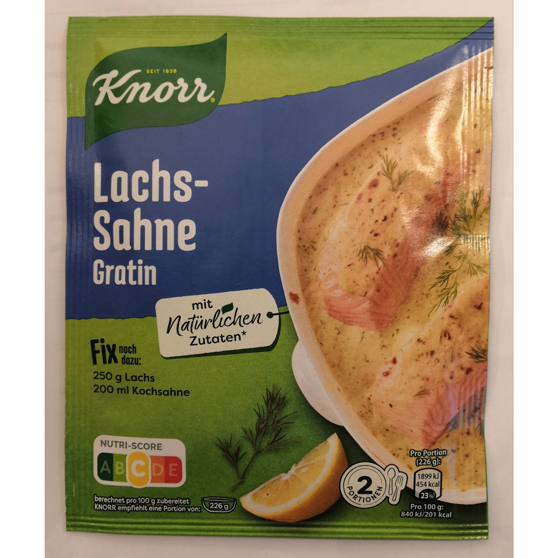 Knorr Fix Lachs Sahne-Gratin 28g