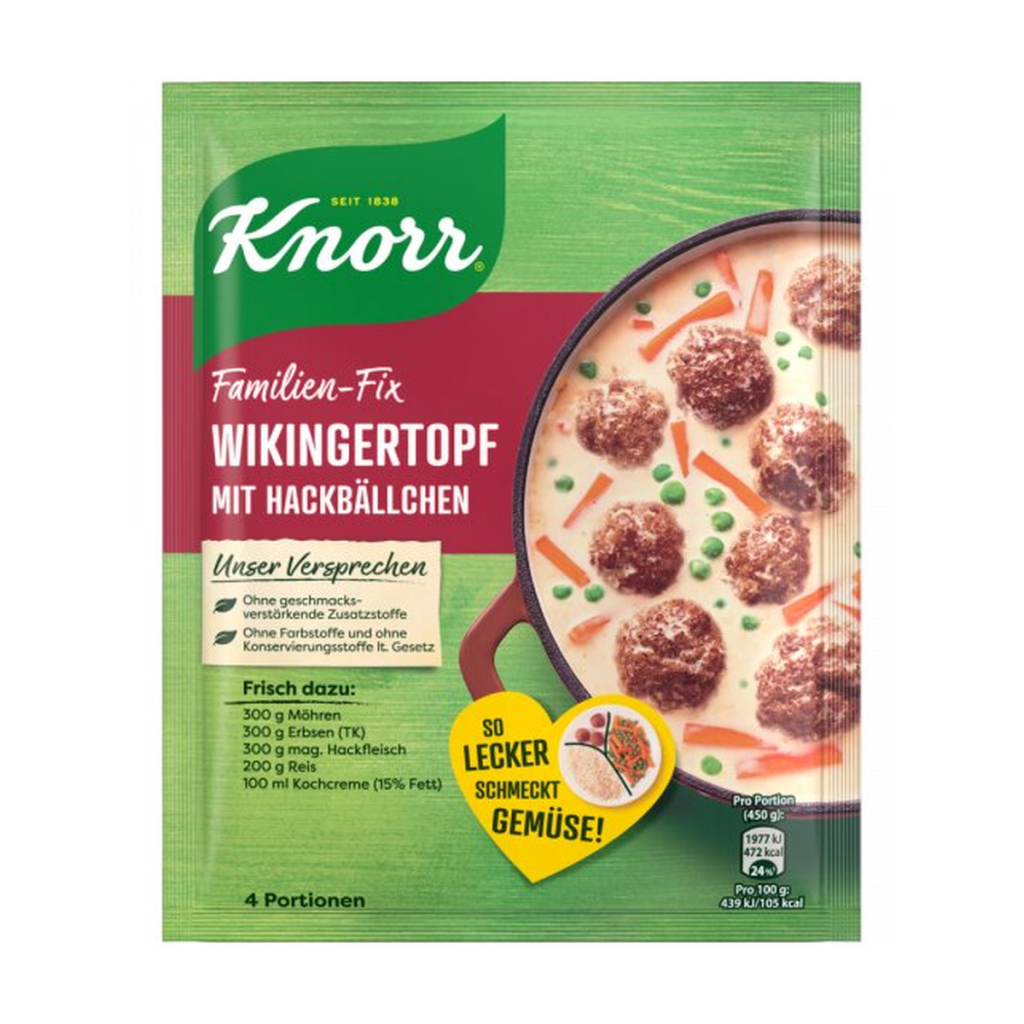 Knorr Fix Wikingertopf mit Hackbällchen 30g