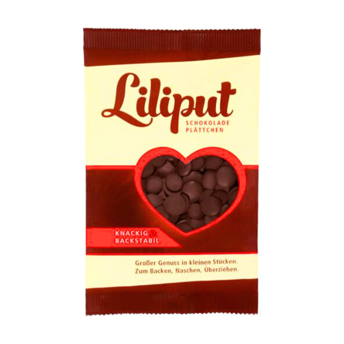 Herza Liliput Schokoladen-Plättchen 100g