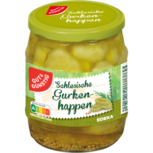 GUT&GÜNSTIG Gurkenhappen schlesisch 530g