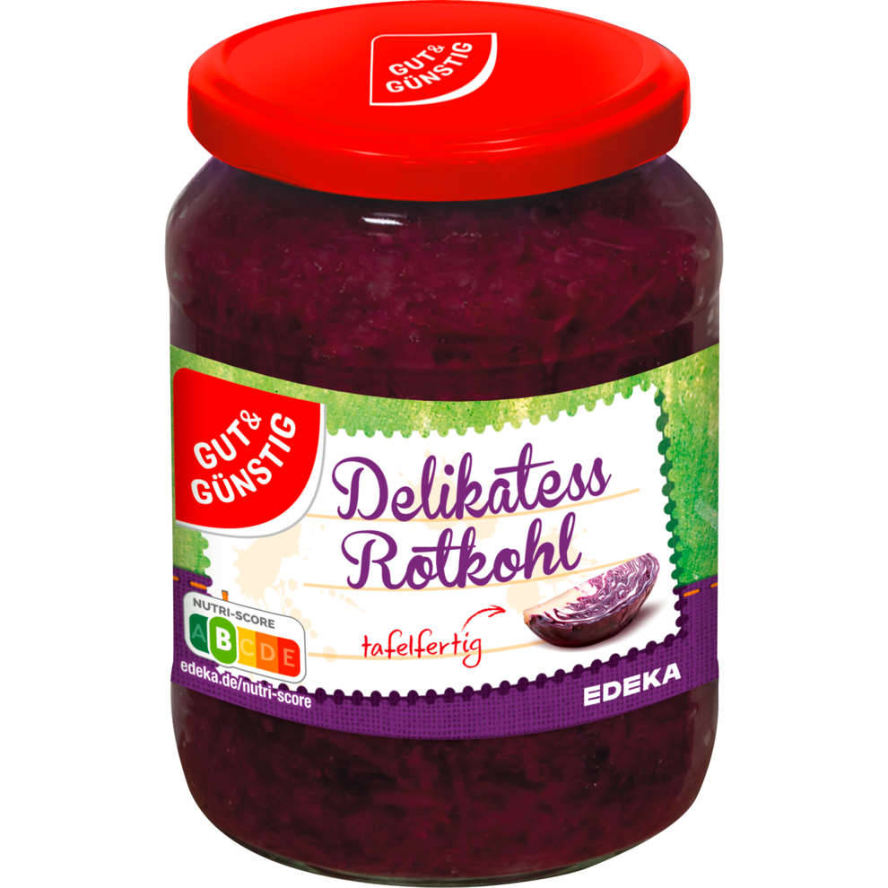GUT&GÜNSTIG Delikatess Rotkohl 680g