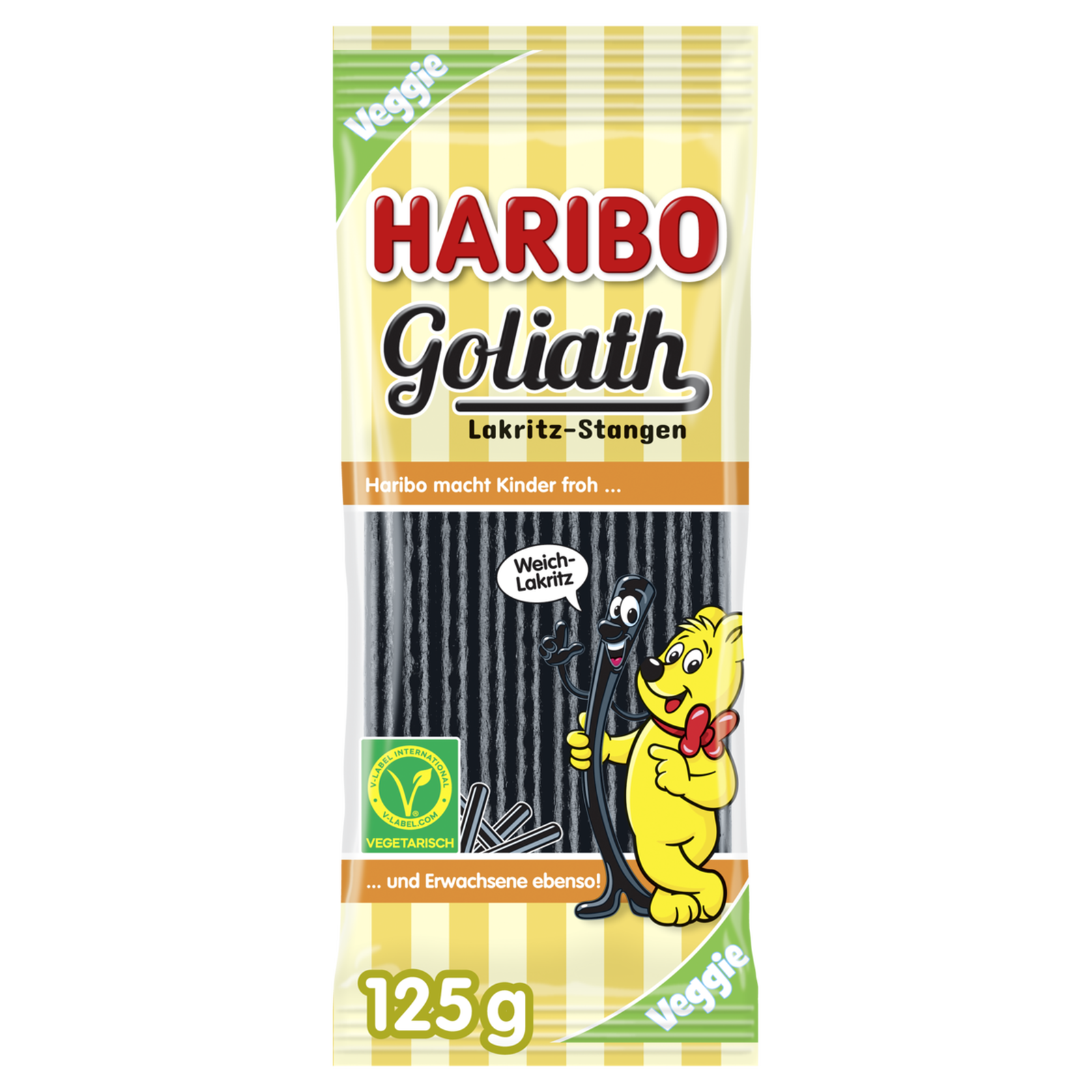 Haribo Goliath Lakritz Stangen 125g