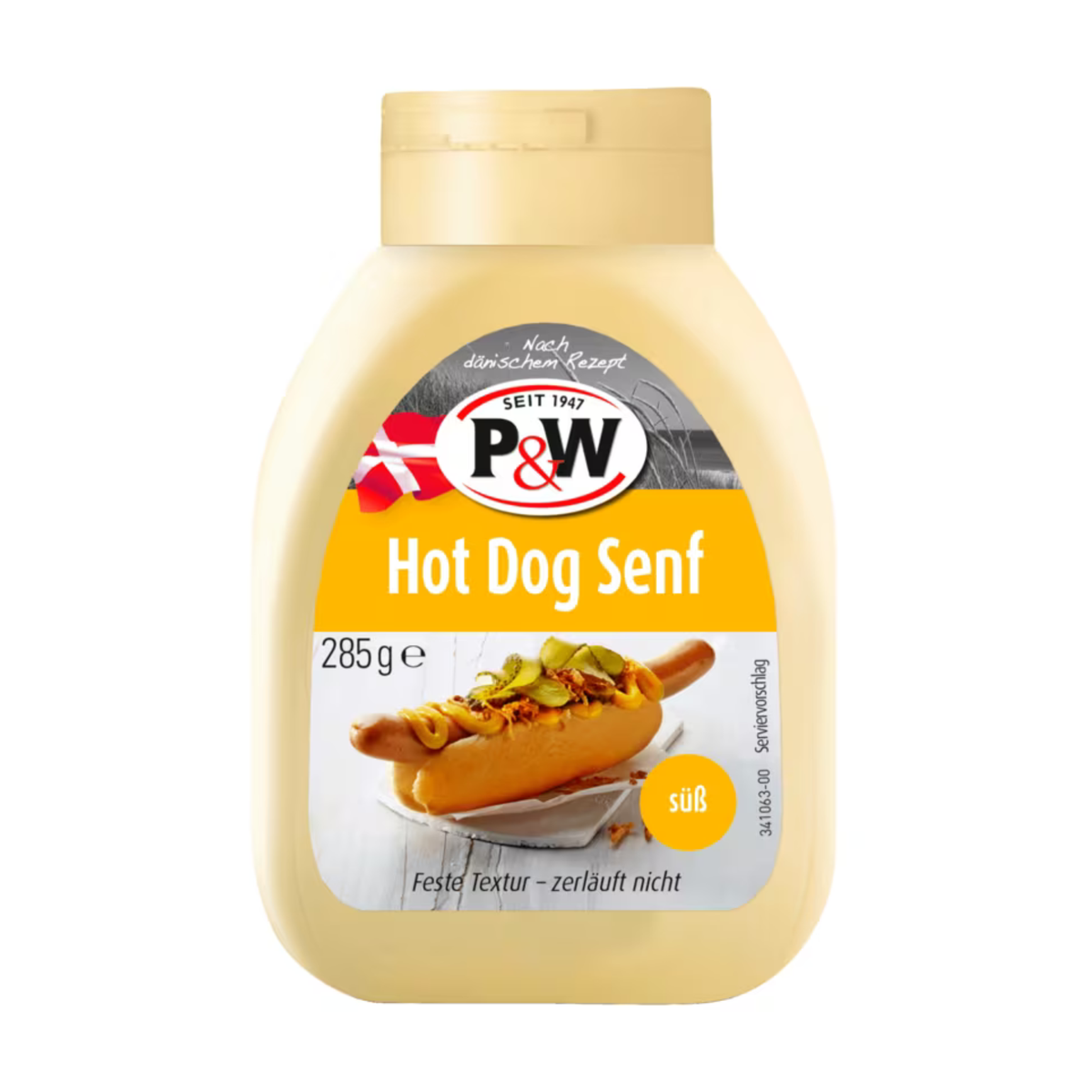 P&W Dänischer Hot Dog Senf 285g