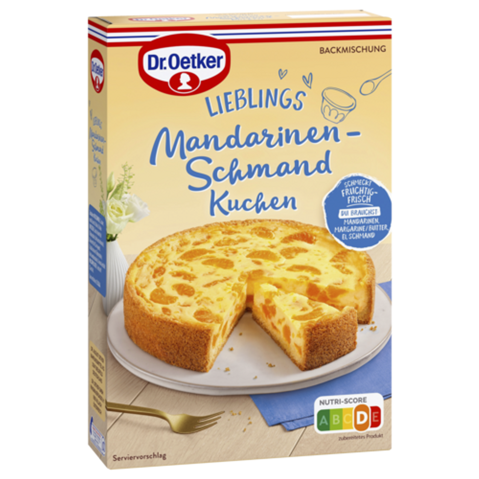 Dr.Oetker Mandarinen Schmand Kuchen 460g