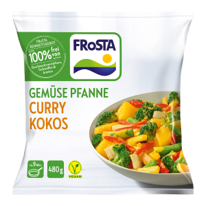 Frosta Gemüsepfanne Curry Kokos 480g