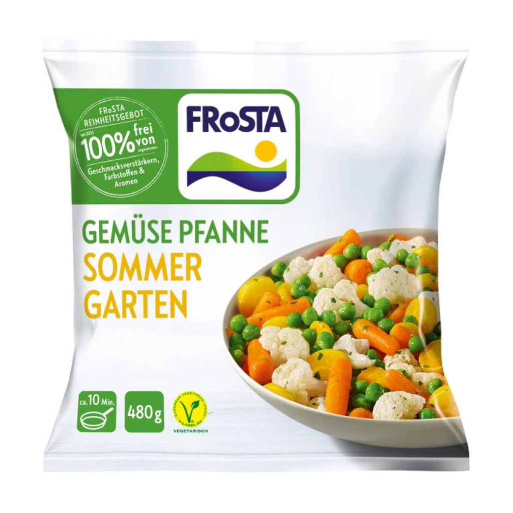 Frosta Gemüsepfanne Sommergarten 480g