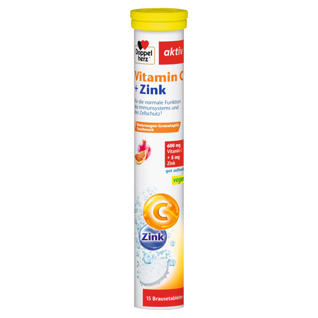 Doppelherz Vitamin C+Zink 15Brausetabletten 94,5g