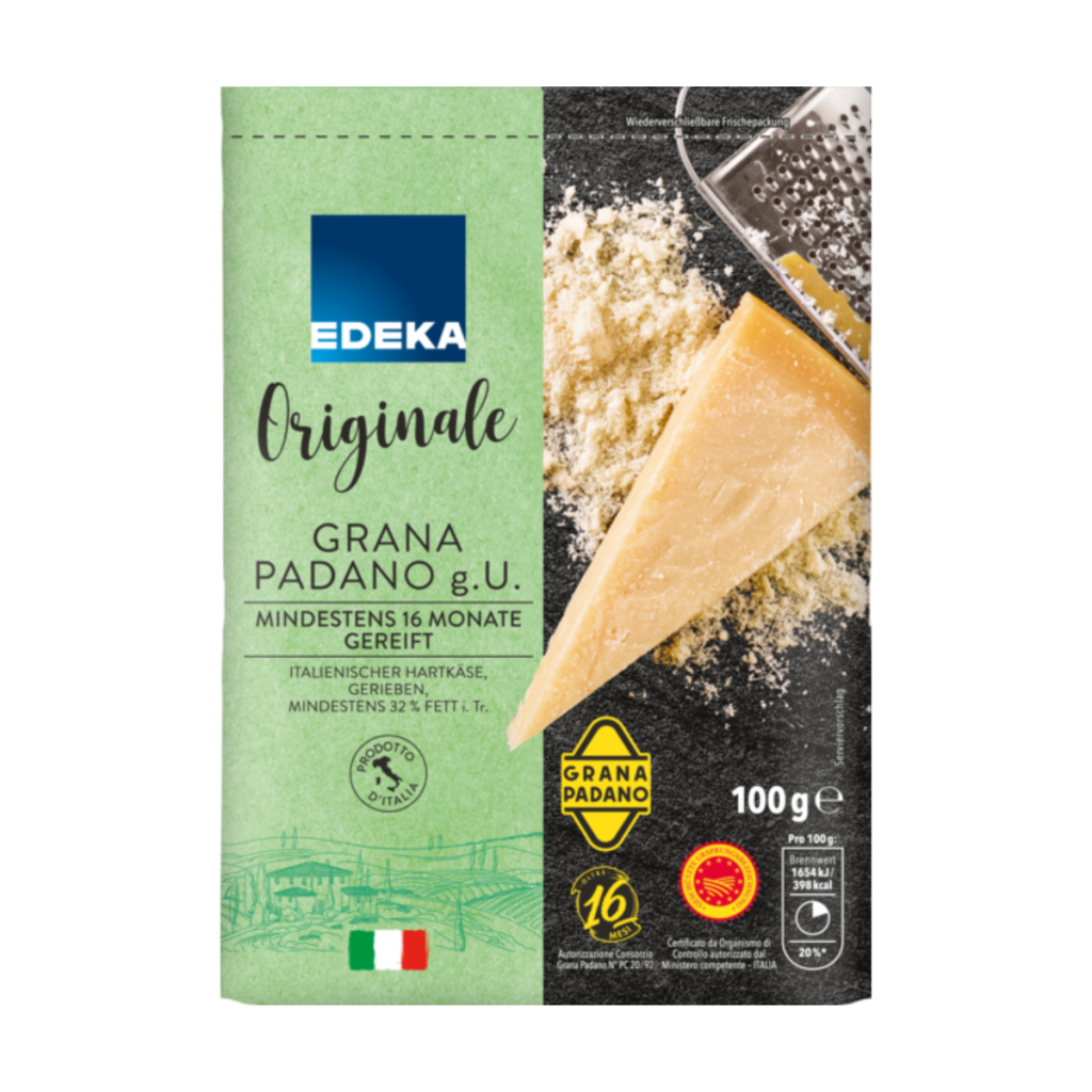 EDEKA Herzstücke Grana Padano gerieben 32% 100g