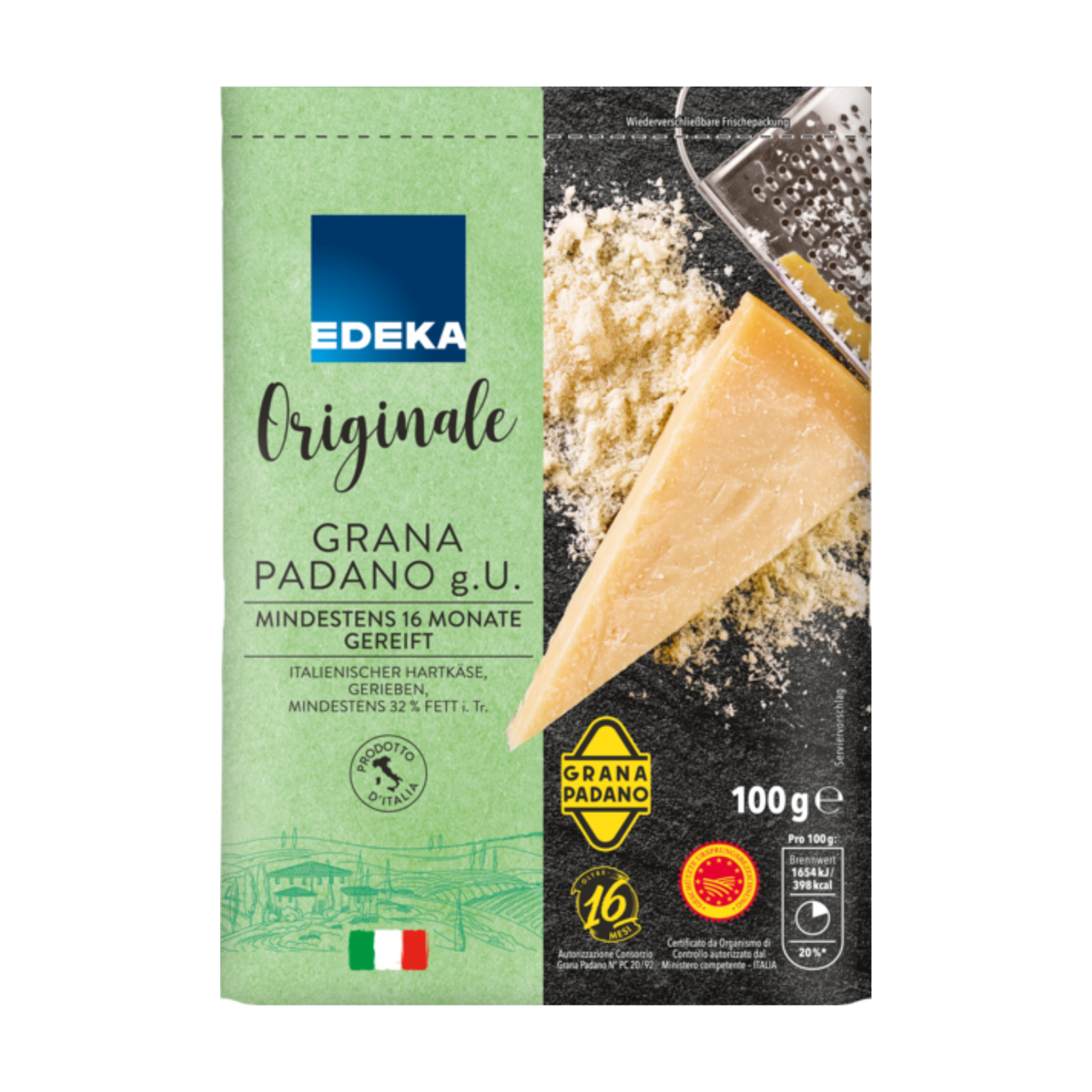 EDEKA Herzstücke Grana Padano gerieben 32% 100g