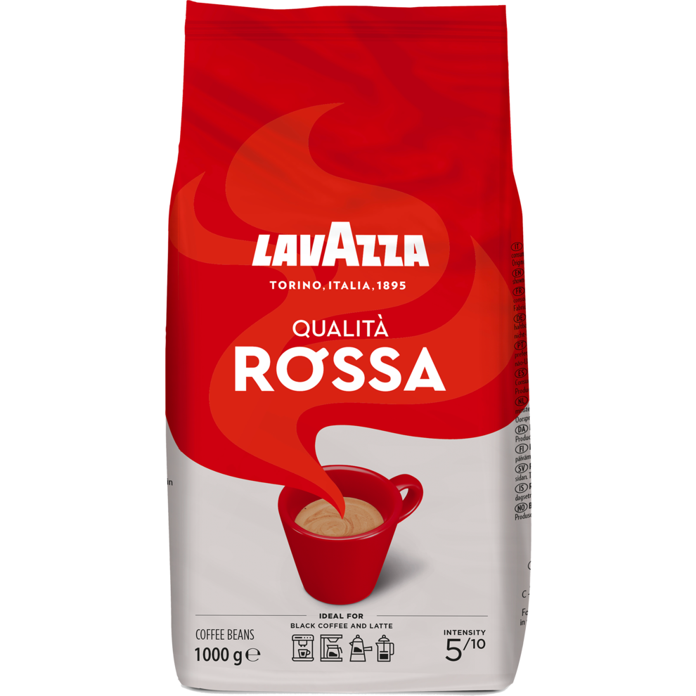 Lavazza Qualita Rossa ganze Bohnen 1kg