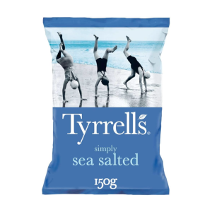 Tyrrells Lightly Sea Salted 150g