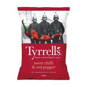 Tyrrells Sweet Chilli&Red Pepper 150g