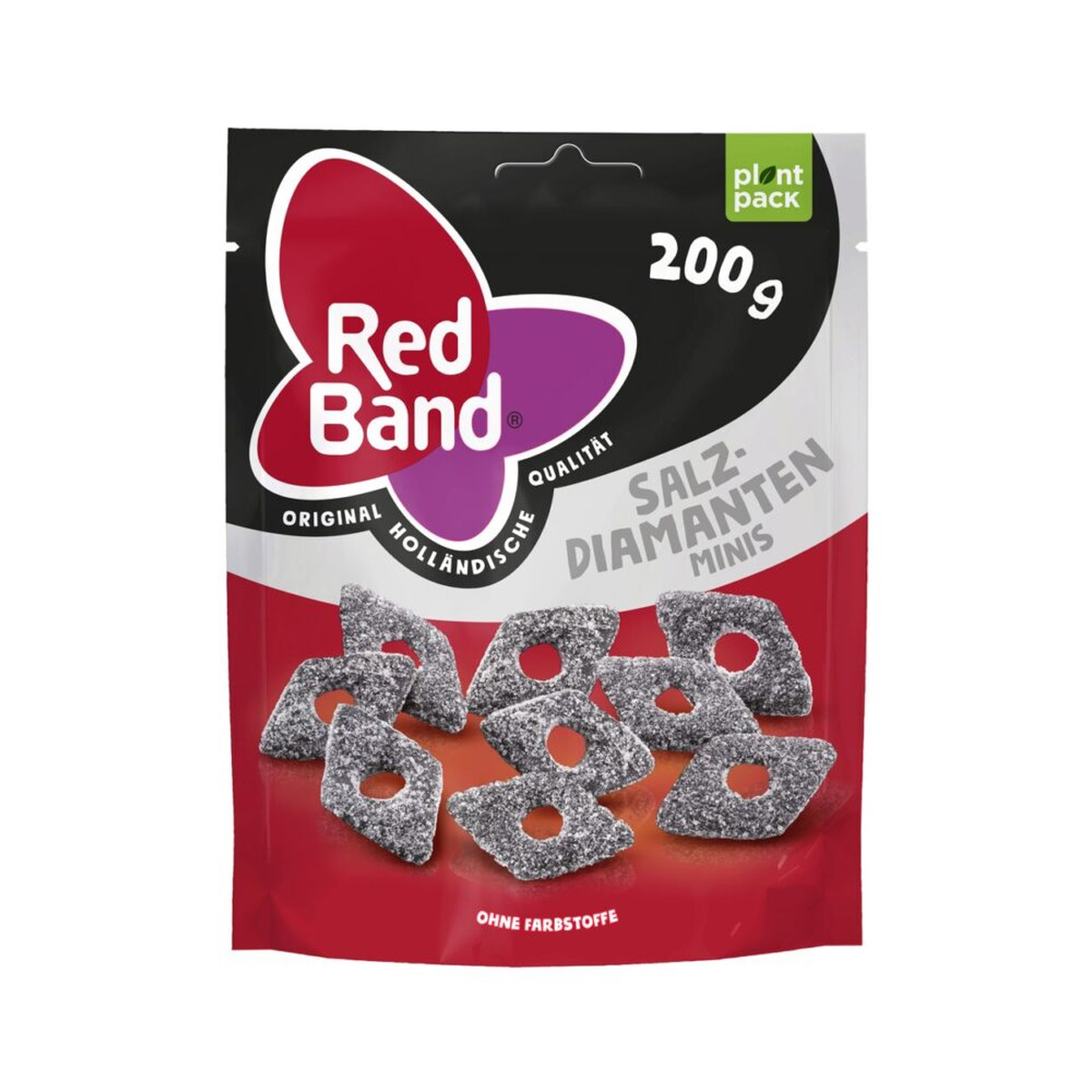 Red Band Fruchtgummi Mini Salzdiamanten 200g