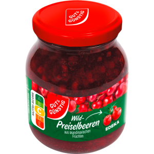 GUT&GÜNSTIG Wild-Preiselbeeren 400g
