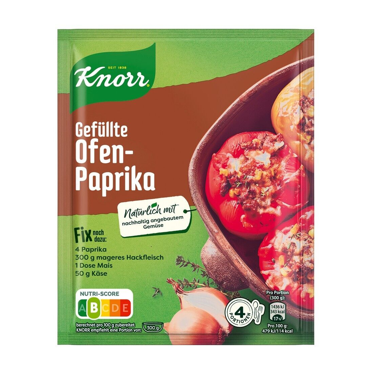 Knorr Fix gefüllte Ofenpaprika 43g