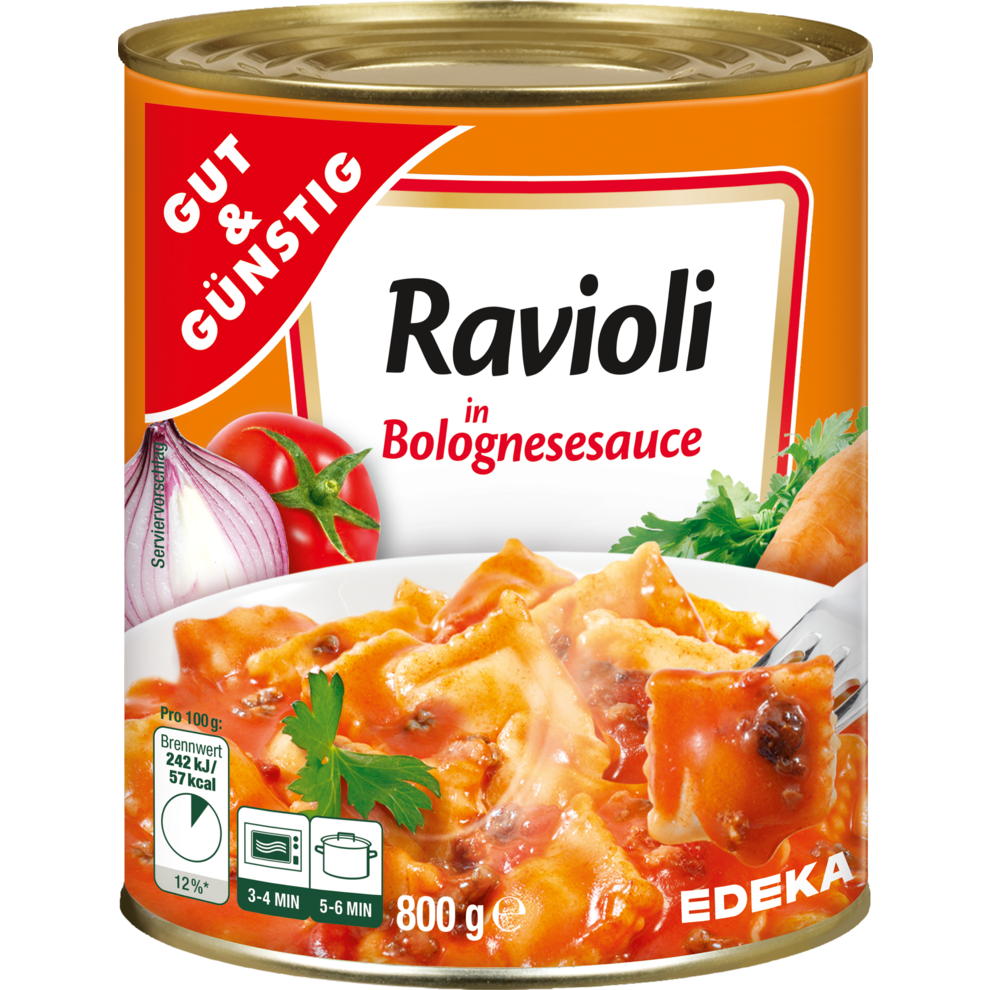 GUT&GÜNSTIG Равиоли болоньезе 800g